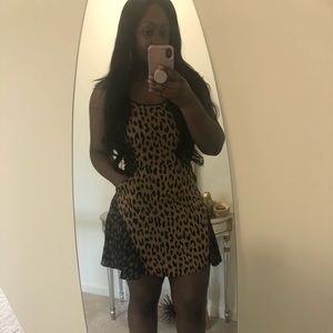 Animal print dress